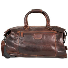 Load image into Gallery viewer, Jack Georges Voyager Wheeled Duffle Bag - Frontside Brown

