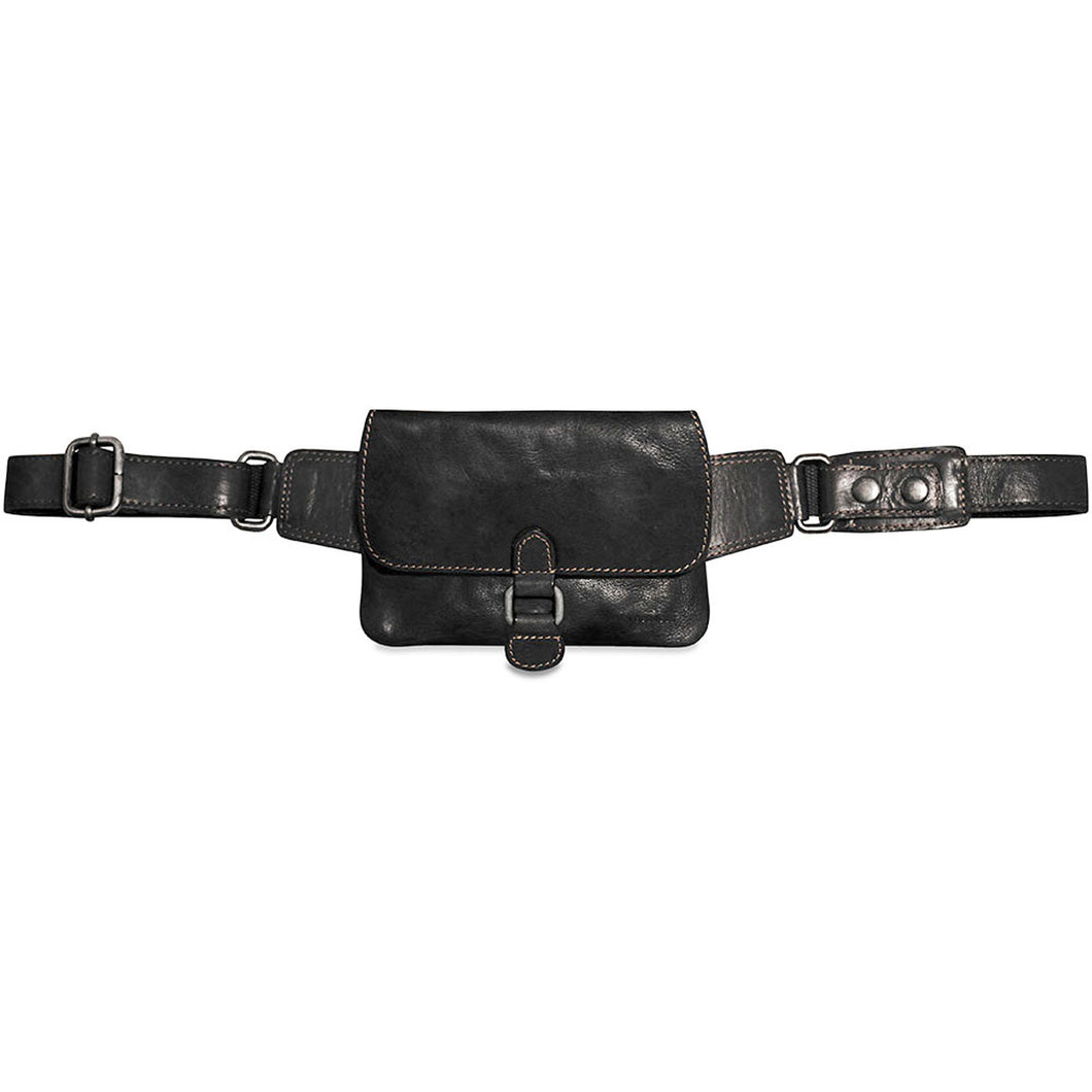 Jack Georges Voyager Handsfree Belt Bag - Frontside Black