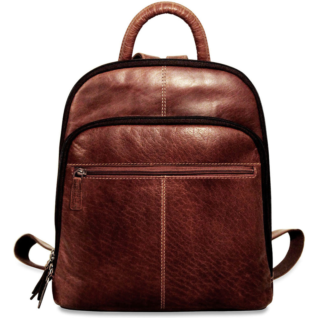 Jack Georges Voyager Small Backpack - Frontside Brown