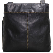 Load image into Gallery viewer, Jack Georges Voyager Small Zippered Crossbody Bag - Frontside Black
