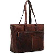 Load image into Gallery viewer, Jack Georges Voyager Business Tote Bag - Frontside Brown
