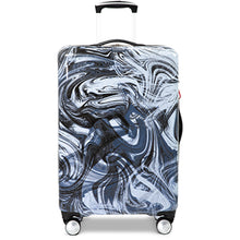 Load image into Gallery viewer, Ricardo Beverly Hills Florence 2.0 Medium Check-In Spinner - Blue Swirl - Frontside
