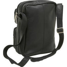Load image into Gallery viewer, LeDonne Leather Multi Pocket Mens Bag - Rearview
