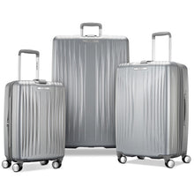 Load image into Gallery viewer, Samsonite Opto 3 Hardside 3 Piece Spinner Set - Full Set Arctic Silver
