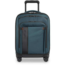 Load image into Gallery viewer, Briggs &amp; Riley ZDX International Carry On Expandable Spinner - ocean blue

