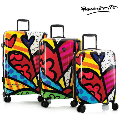 Britto A New Day 3pc Spinner Luggage Set - Frontside 3 Pieces