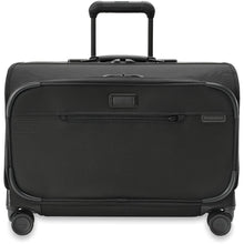 Load image into Gallery viewer, Briggs &amp; Riley Baseline Wide Carry On Wheeled Garment Spinner - black
