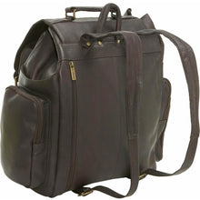 Load image into Gallery viewer, LeDonne Leather Large Traveler Backpack - backpack straps

