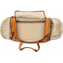 Load image into Gallery viewer, LeDonne Leather 22&quot; Voyager Duffel - end pockets
