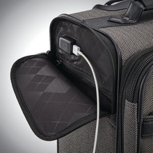 Load image into Gallery viewer, Hartmann Herringbone Deluxe Carry On Expandable Spinner - usb port
