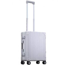 Load image into Gallery viewer, Aleon 21&quot; Aluminum Intl Carry On - Front left Quarter Platinum
