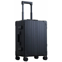 Load image into Gallery viewer, Aleon 21&quot; Aluminum Carry On w/Shirt &amp; Pant Packer - Front Left Quarter Onyx
