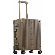 Load image into Gallery viewer, Aleon 21&quot; Aluminum Classic Carry On - Front Left Quarter Bronze
