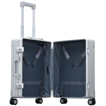 Load image into Gallery viewer, Aleon 21&quot; Aluminum Classic Carry On - Front Left Quarter Interior
