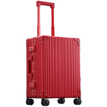 Load image into Gallery viewer, Aleon 21&quot; Aluminum Classic Carry On - Front Left Quarter Ruby
