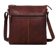 Load image into Gallery viewer, Jack Georges Voyager Large City Crossbody - Frontside Brown
