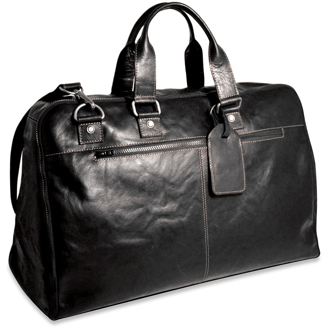 Jack Georges Voyager Large Convertible Valet Bag - Frontside Black