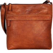 Load image into Gallery viewer, Jack Georges Voyager Zippered Crossbody HoBo Bag - Frontside Honey
