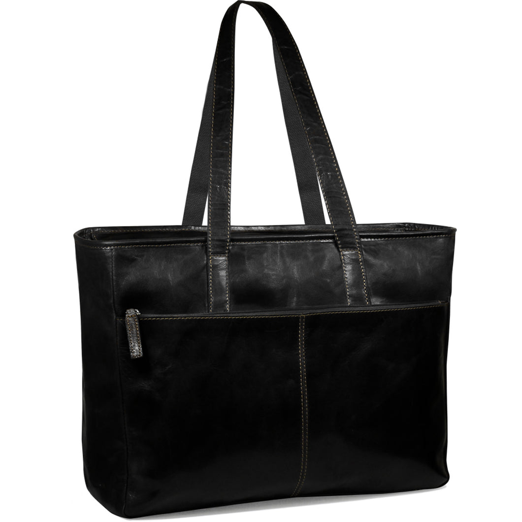 Jack Georges Voyager Business Tote Bag - Frontside Black