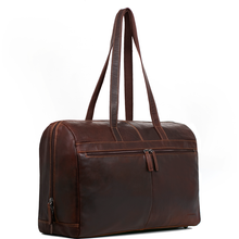 Load image into Gallery viewer, Jack Georges Voyager Uptown Duffle Tote Bag - Frontside Brown
