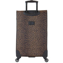 Load image into Gallery viewer, American Flyer Animal Print 5-Piece Spinner Luggage Set - Rearview Upright
