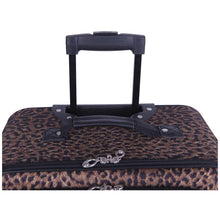 Load image into Gallery viewer, American Flyer Animal Print 5-Piece Luggage Set - Top Handle 
