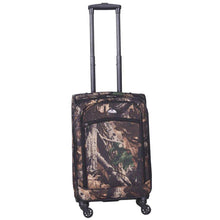 Load image into Gallery viewer, American Flyer Camo Green 5-Piece Spinner Luggage Set - Frontside Upright Carry-on
