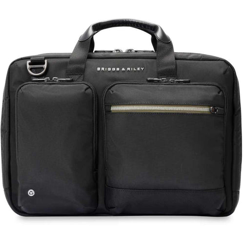Briggs & Riley HTA Medium Expandable Briefcase - black
