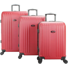 Load image into Gallery viewer, American Flyer Moraga 3-Piece Hardside Spinner Luggage Set - Full Set Red
