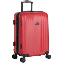 Load image into Gallery viewer, American Flyer Moraga 3-Piece Hardside Spinner Luggage Set - Red Upright
