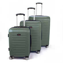 Load image into Gallery viewer, American Flyer Seger 3-Piece Hardside Spinner Luggage Set - Full Set Green
