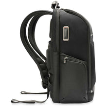 Load image into Gallery viewer, Briggs &amp; Riley HTA Medium Wide Mouth Backpack - side profile
