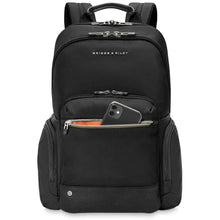 Load image into Gallery viewer, Briggs &amp; Riley HTA Medium Cargo Backpack - front zip pocket
