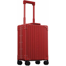 Load image into Gallery viewer, Aleon 20&quot; Aluminum Vertical Business Carry On - Front Left Quarter Ruby
