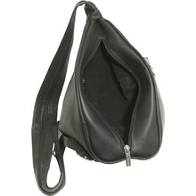 Load image into Gallery viewer, LeDonne Leather Ladies Sling Backpack - Interior 
