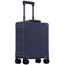 Load image into Gallery viewer, Aleon 16&quot; Aluminum Vertical Underseat Carry On - Front Left Quarter Sapphire
