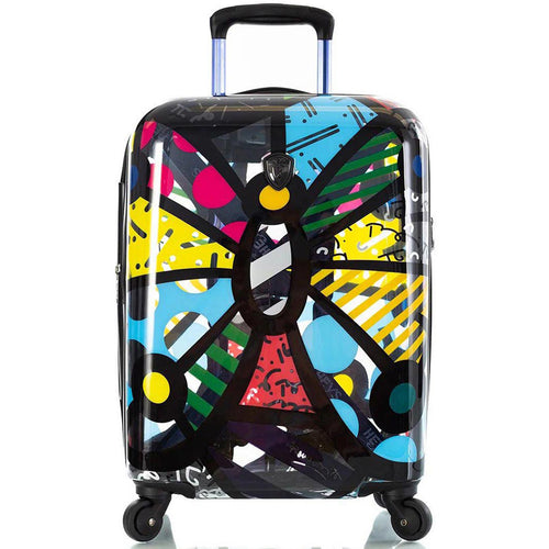 Britto Butterfly TRANSPARENT Carry On Spinner  - Frontside