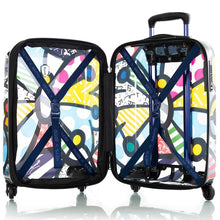 Load image into Gallery viewer, Britto Butterfly TRANSPARENT Carry On Spinner  - Interior
