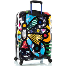 Load image into Gallery viewer, Britto Butterfly TRANSPARENT 26&quot; Expandable Spinner - Rearview
