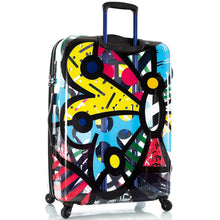 Load image into Gallery viewer, Britto Butterfly TRANSPARENT 30&quot; Expandable Spinner - Rearview
