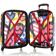 Load image into Gallery viewer, Britto A New Day TRANSPARENT Carry On Spinner - Interior
