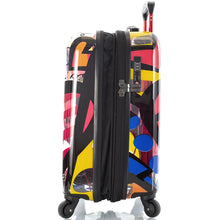 Load image into Gallery viewer, Britto A New Day TRANSPARENT Carry On Spinner - Profile Expanded
