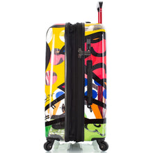 Load image into Gallery viewer, Britto A New Day TRANSPARENT 26&quot; Expandable Spinner - Profile Expanded
