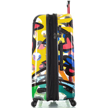 Load image into Gallery viewer, Britto A New Day TRANSPARENT 3pc Spinner Luggage Set - Profile Expanded
