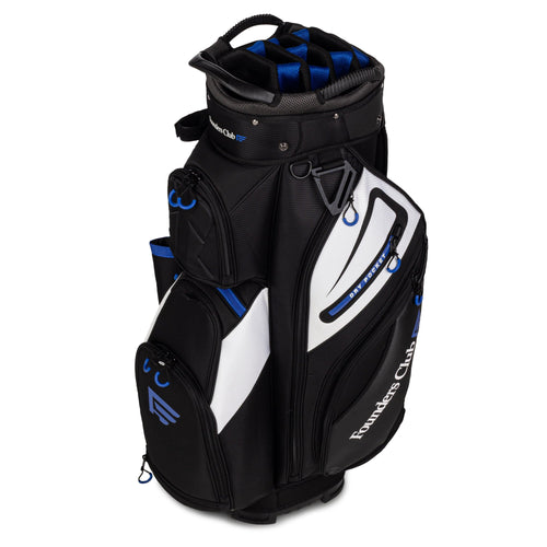 Founders Club Colorado 14 Way Full Length Divider Golf Cart Bag - blue/white/black