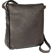 Load image into Gallery viewer, Ledonne Leather Vertical Flap Over Shoulder Bag - Frontside Cafe
