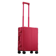 Load image into Gallery viewer, Aleon 21&quot; Aluminum Intl Carry On - Front left Quarter Ruby
