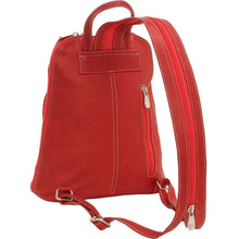 Load image into Gallery viewer, LeDonne Leather U-Zip Women&#39;s Sling/Backpack - Rearview 
