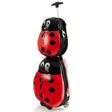 Load image into Gallery viewer, Heys Travel Tots Lady Bug Luggage &amp; Backpack Set - Full Set Stacked
