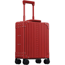 Load image into Gallery viewer, Aleon 16&quot; Aluminum Vertical Underseat Carry On - Front Left Quarter Ruby
